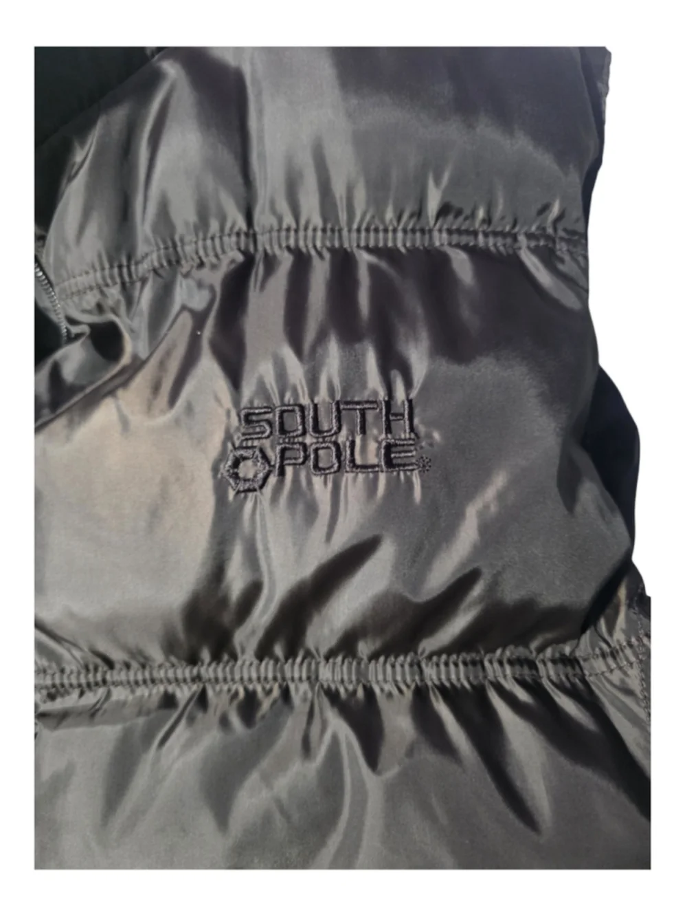 Men's Southpole Puffer Vest Brown  Size M